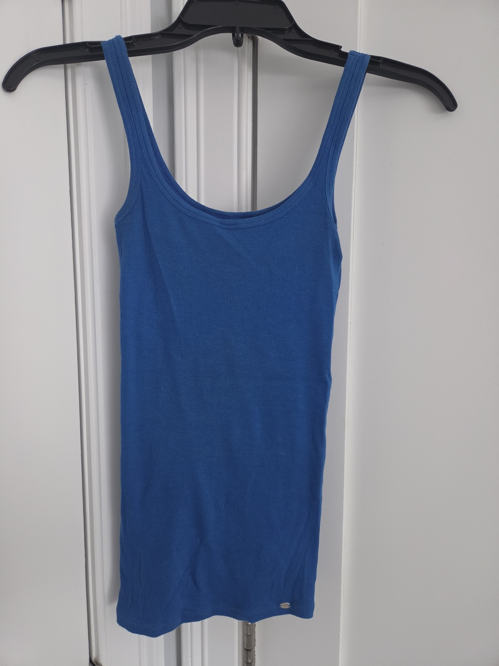 Armani Exchange Royal Blue Ribbed Tank